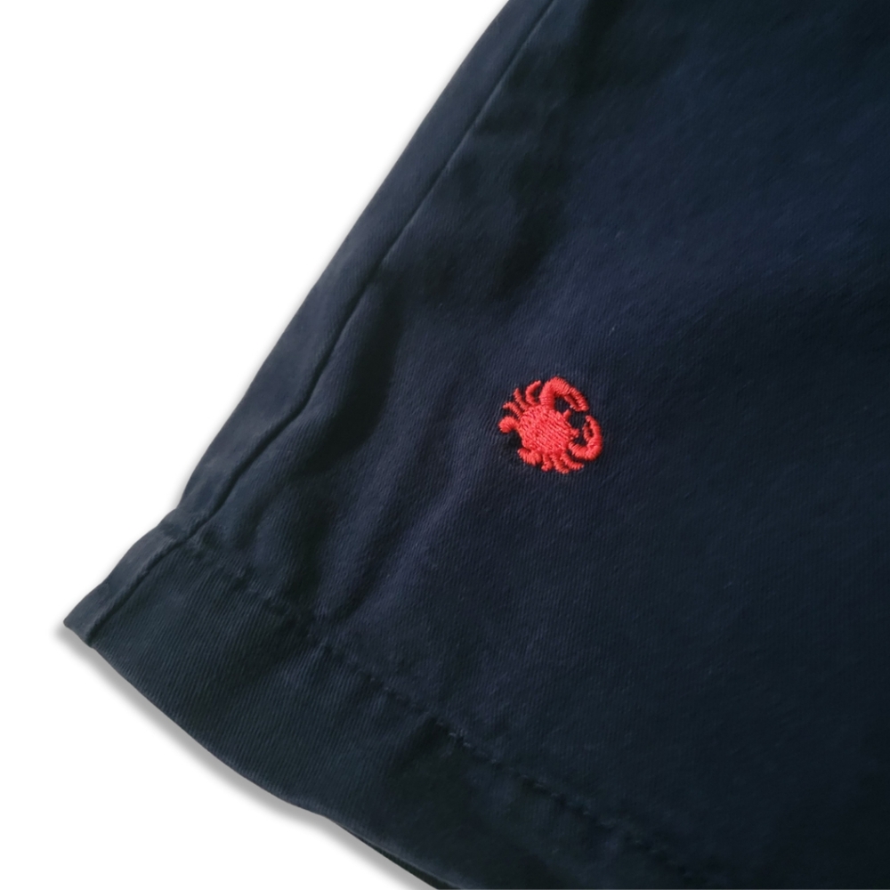 Vineyard Vines Crab Embroidered Navy Shorts - Picture 4 of 6